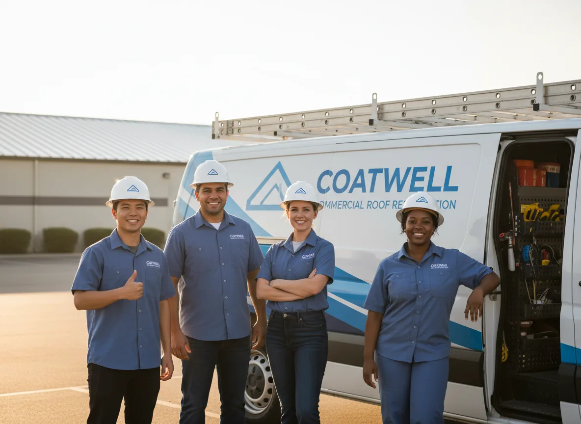 Commercial roof coating company in Hydes, MD